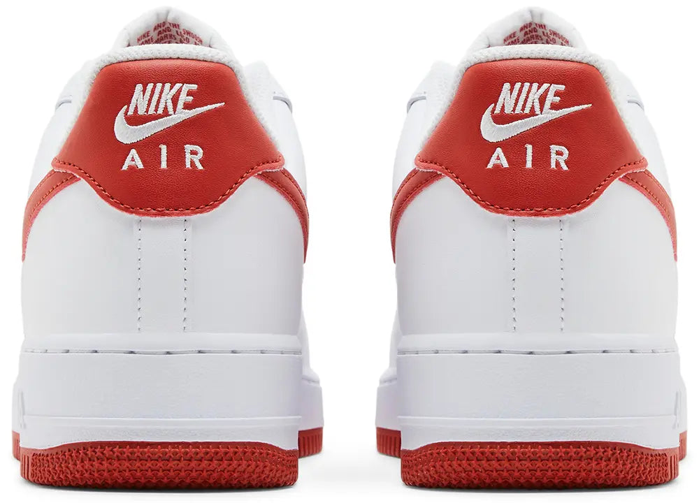Nike Air Force 1 '07 'White Dragon Red'