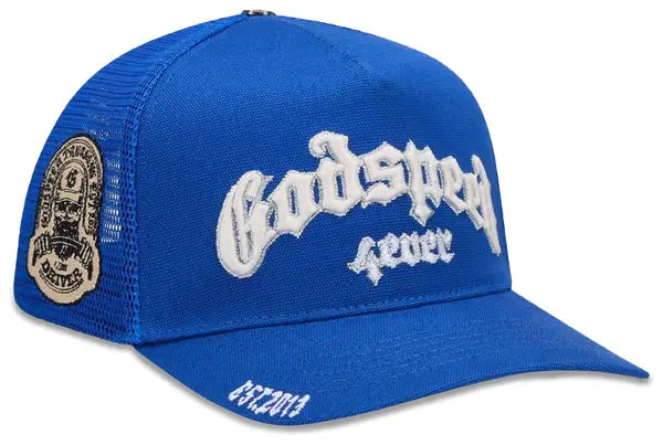 Godspeed Forever Trucker Hat 'Royal Blue'