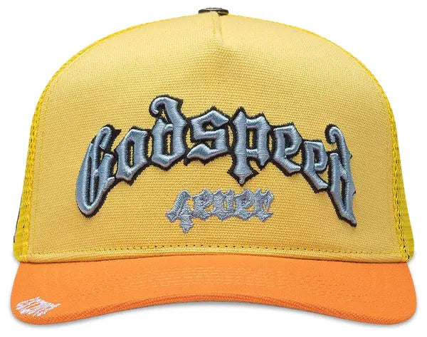 Godspeed Forever Trucker Hat 'Yellow Orange'