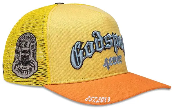 Godspeed Forever Trucker Hat 'Yellow Orange'