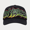 GodSpeed Gs Neo Trucker Hat (Black/Yellow/Red)