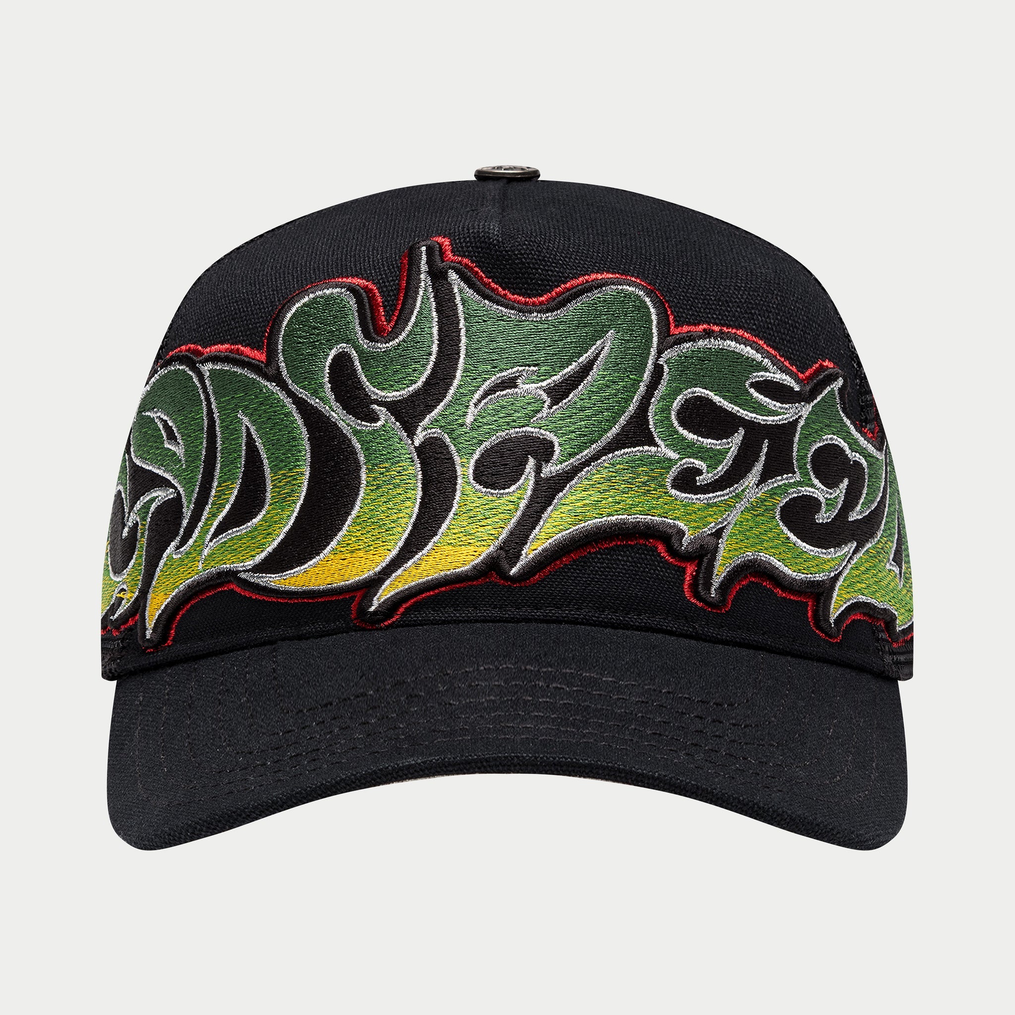 GodSpeed Gs Neo Trucker Hat (Black/Yellow/Red)
