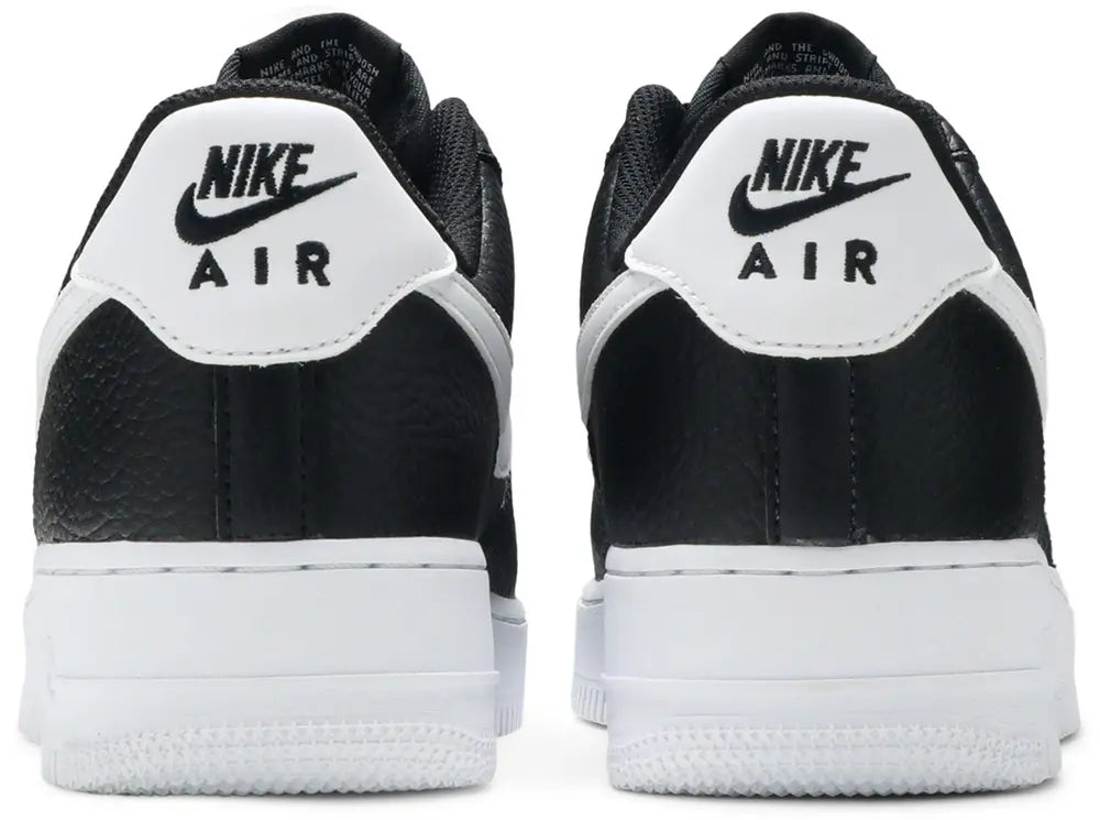 Nike Air Force 1 '07 'Black White Tumbled'