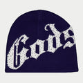 Og Logo Studded Beanie (Navy/White)