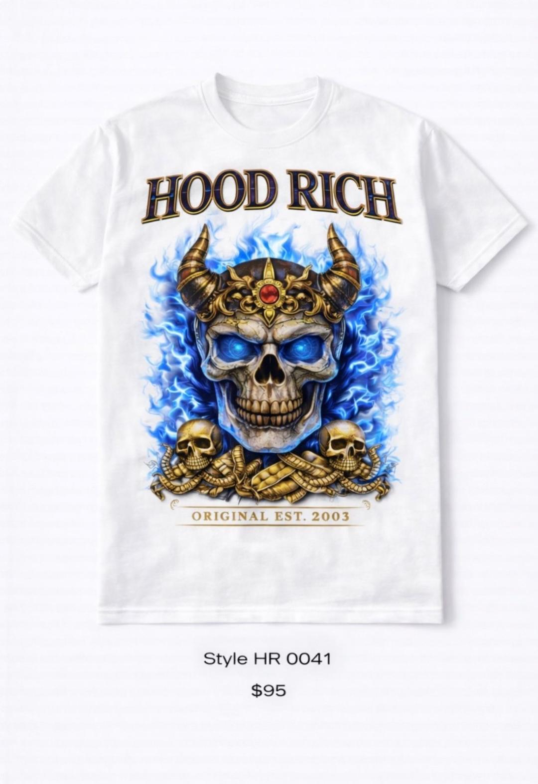 HOOD RICH T-SHIRT SKULL