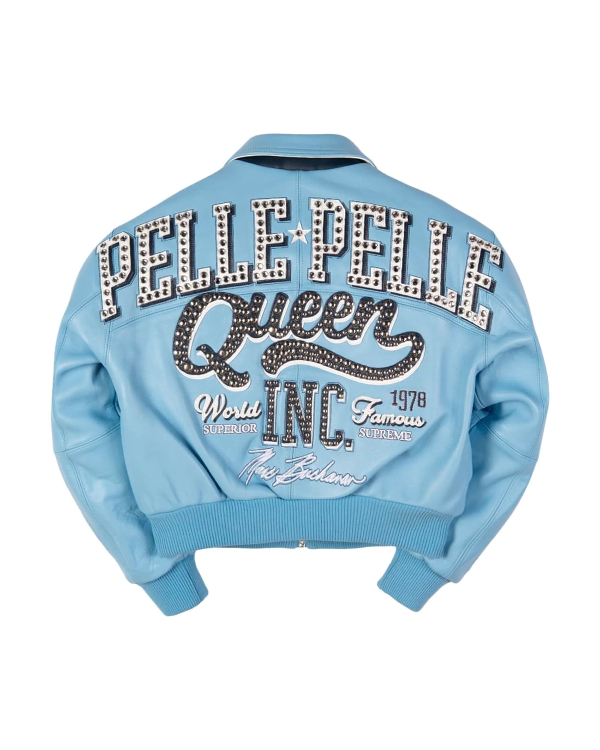 Women's Pelle Queen Crop Leather Jacket