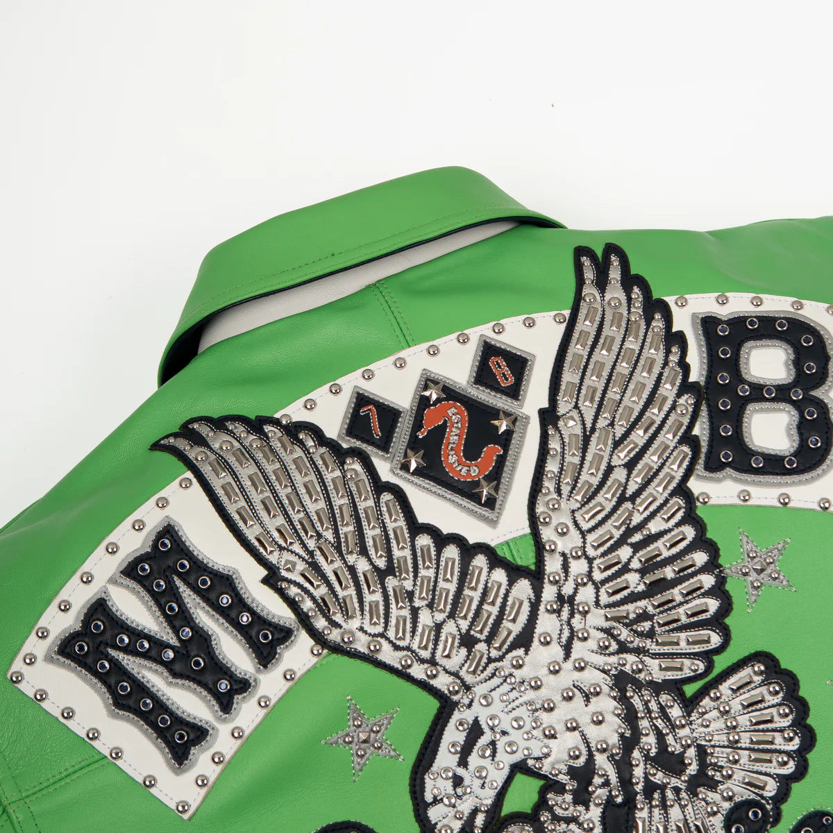 PELLE PELLE AMERICAN BRUISER GREEN PLUSH JACKET