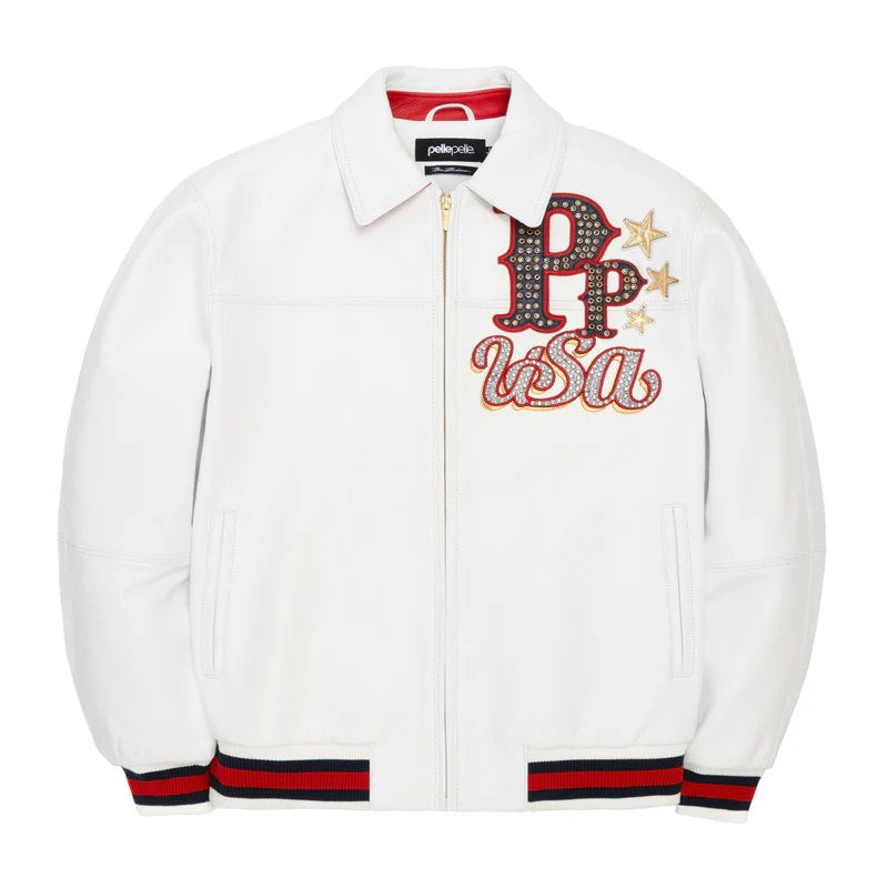 Pelle Pelle USA World Famous White Jacket