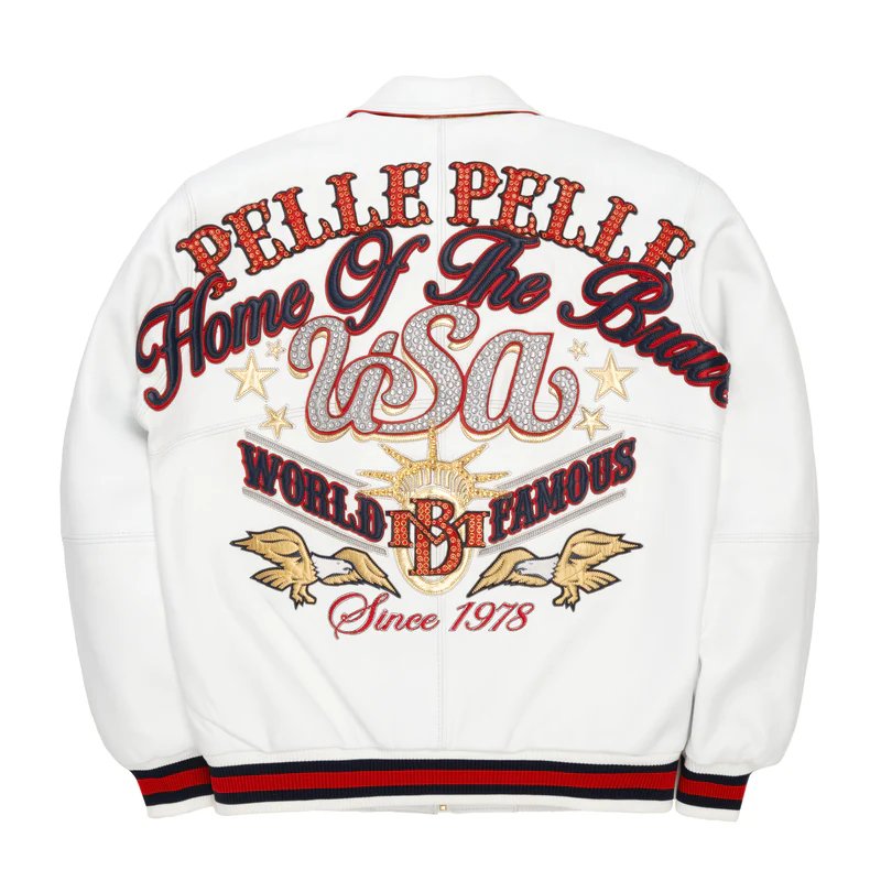 Pelle Pelle USA World Famous White Jacket
