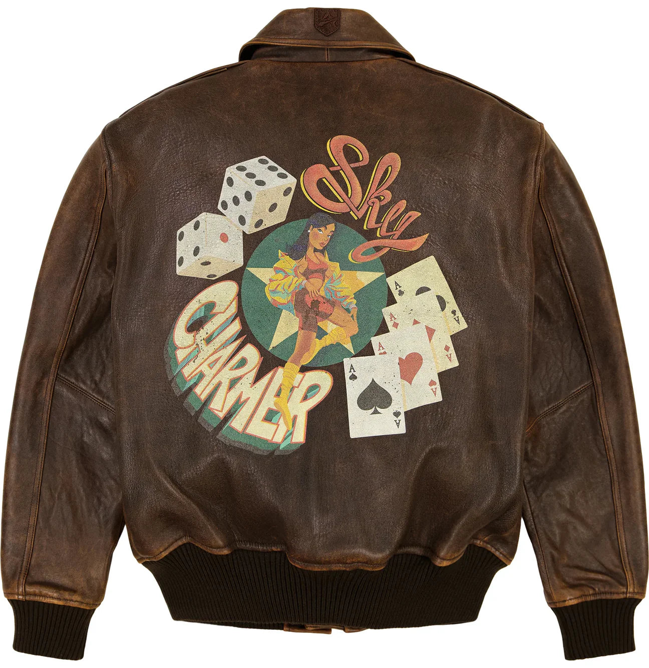 AVIREX SKY CHARMER A2 JACKET (BROWN)