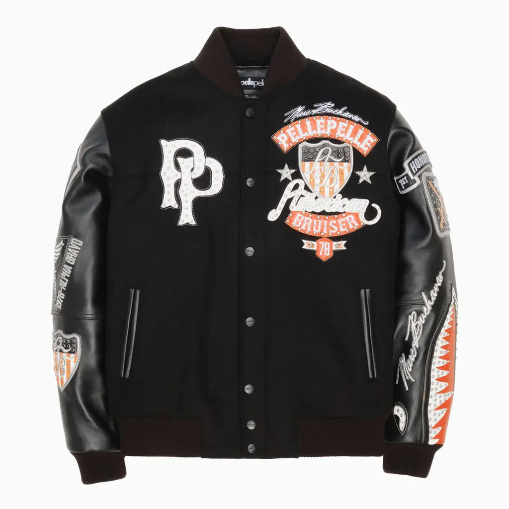PELLE PELLE MEN’S AMERICAN BRUISER VARSITY JACKET