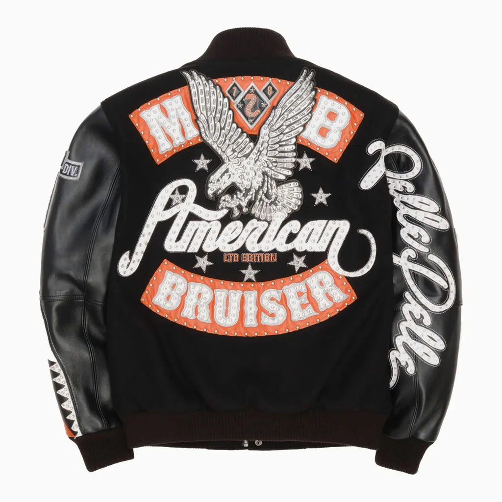 PELLE PELLE MEN’S AMERICAN BRUISER VARSITY JACKET