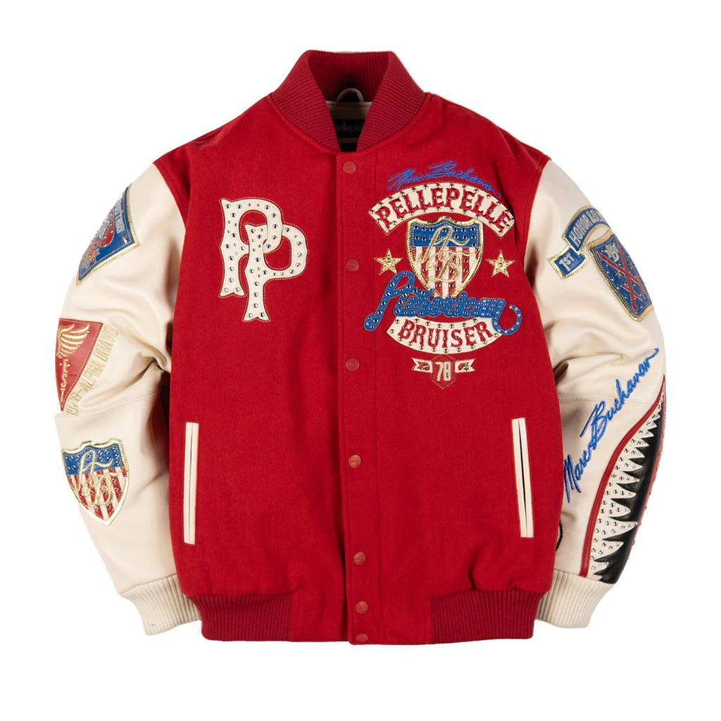 PELLE PELLE MEN’S AMERICAN BRUISER VARSITY JACKET