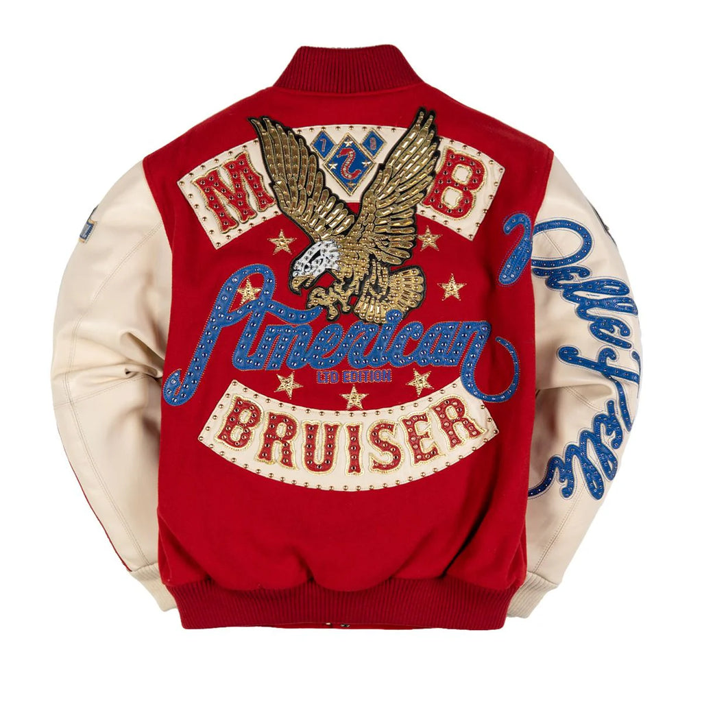 PELLE PELLE MEN’S AMERICAN BRUISER VARSITY JACKET