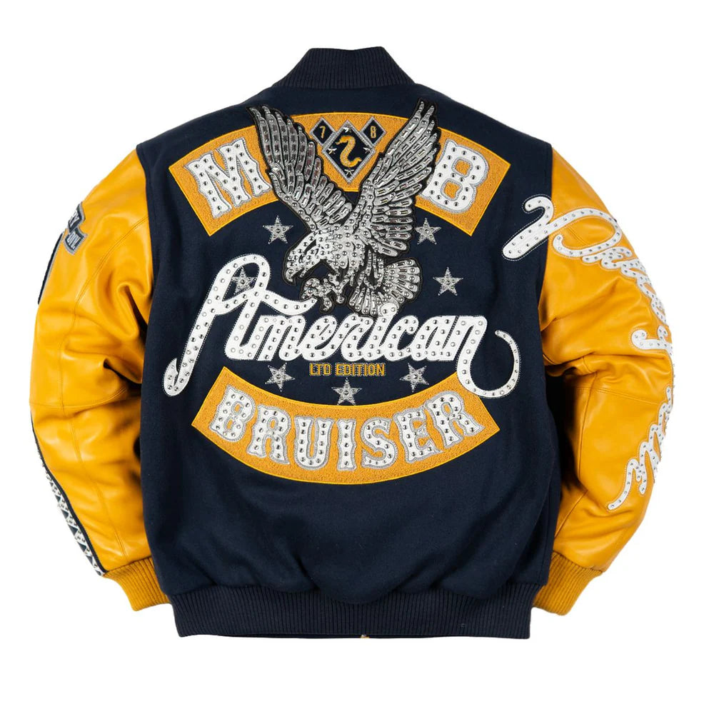 PELLE PELLE MEN’S AMERICAN BRUISER VARSITY JACKET