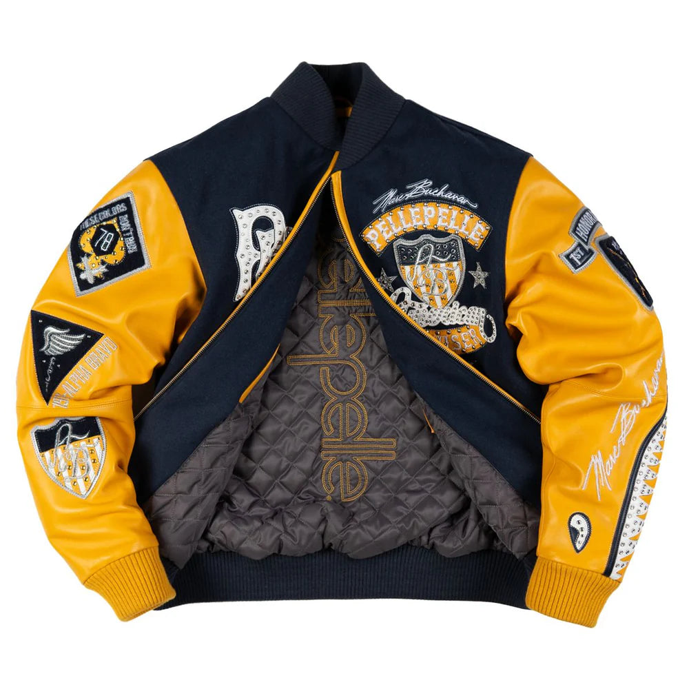 PELLE PELLE MEN’S AMERICAN BRUISER VARSITY JACKET