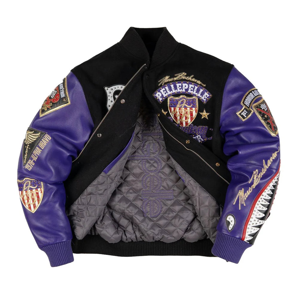 PELLE PELLE MEN’S AMERICAN BRUISER VARSITY JACKET