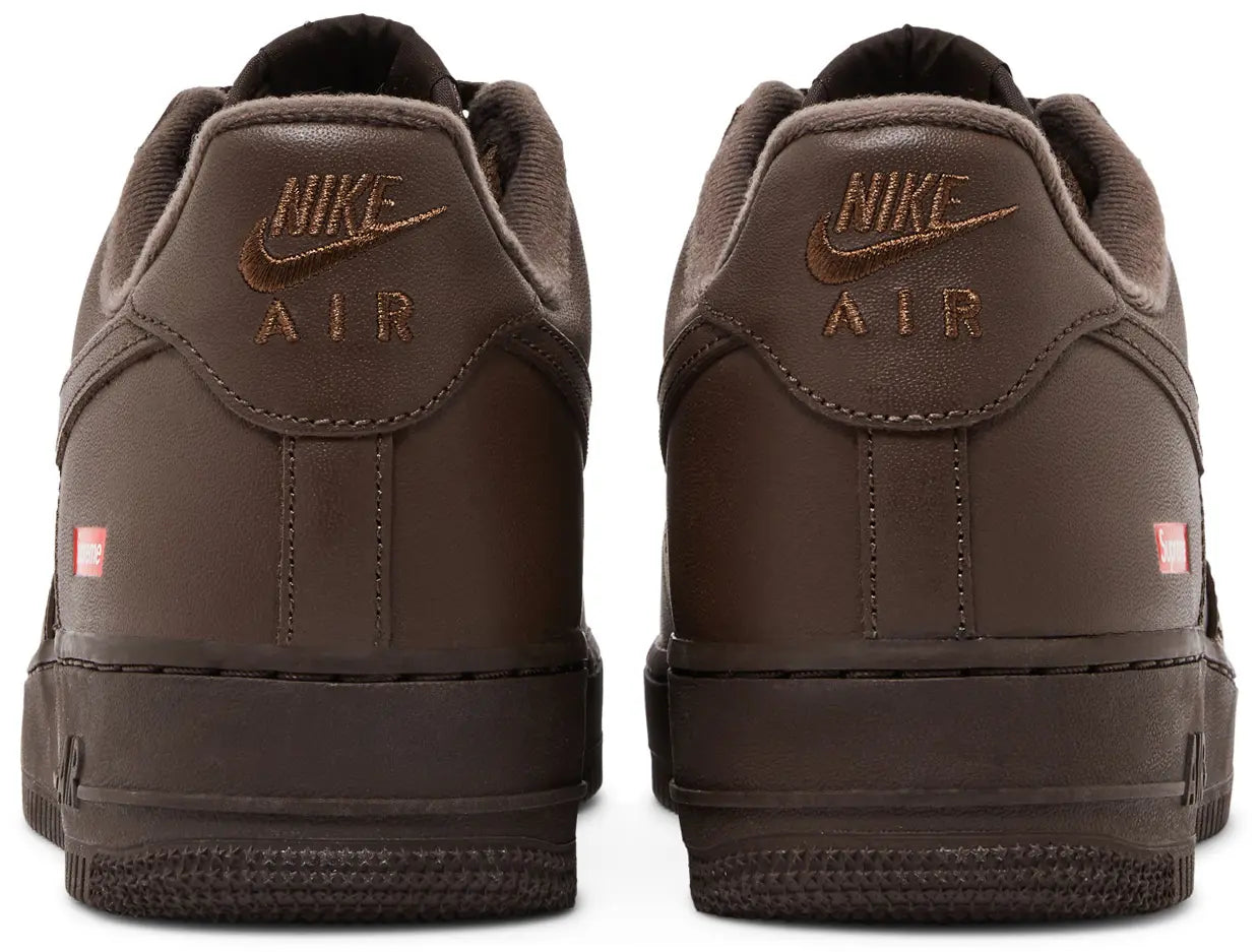 Supreme x Nike Air Force 1 Low 'Box Logo - Baroque Brown'