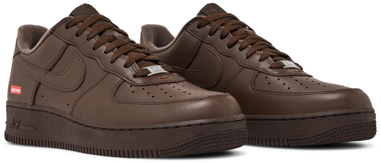 Supreme x Nike Air Force 1 Low 'Box Logo - Baroque Brown'