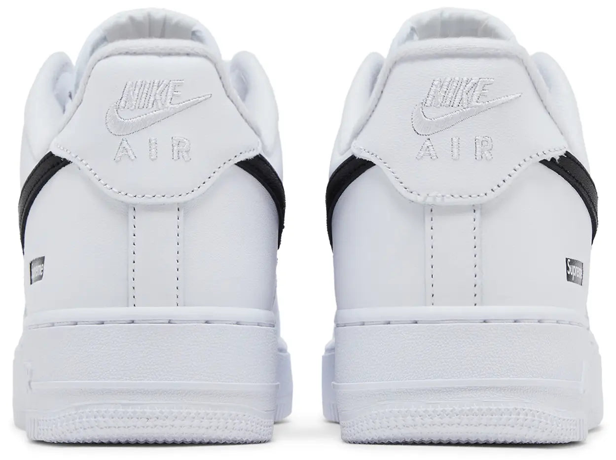 Supreme x Nike Air Force 1 Low 'Box Logo - White Black'