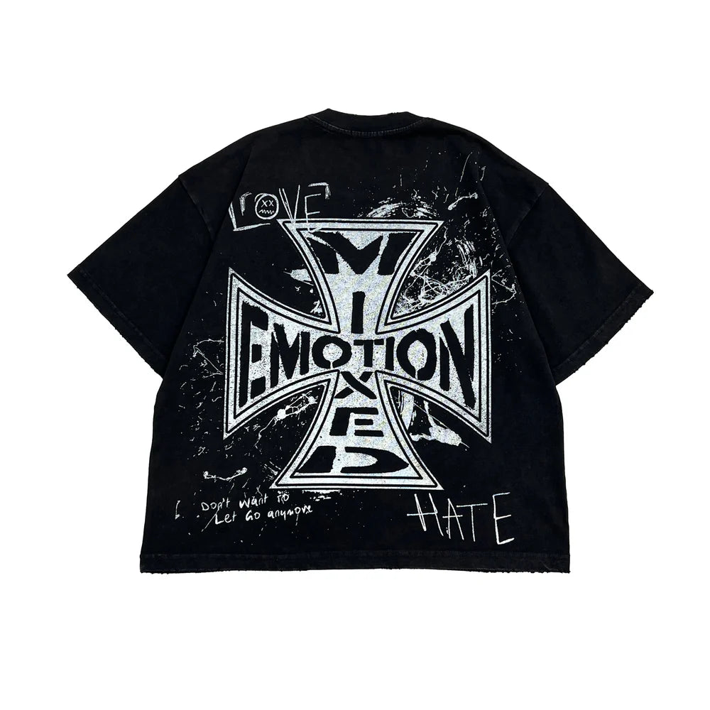 Black “Chaos” Tee