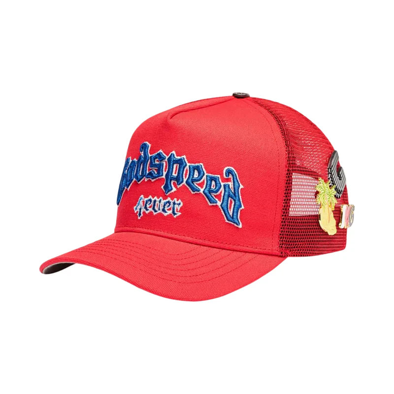 Godspeed GS Forever Trucker Hat (Red/White/Blue)