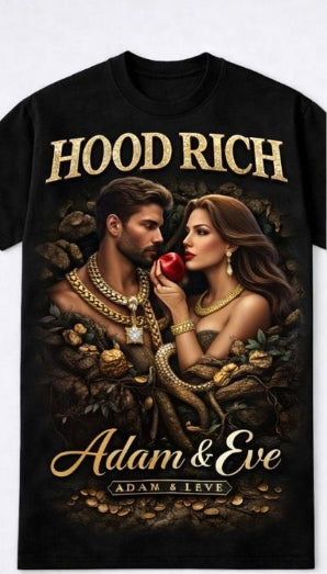 HOOD RICH T-SHIRT ADAM & EVE