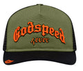 Forever Trucker Hat "Olive / Orange"